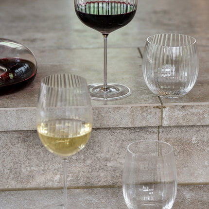 Tethys red wine glass - crystal clear