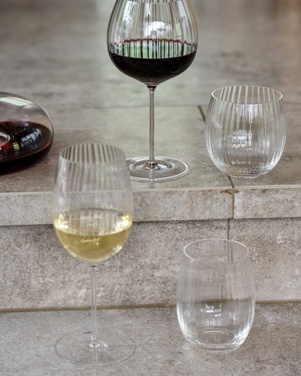 Tethys red wine glass - crystal clear