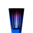 Purity vase 28 cm - Aquamarine amethyst