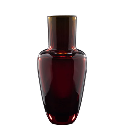 Garden Midnight gloss vase - gold ruby, limited edt.